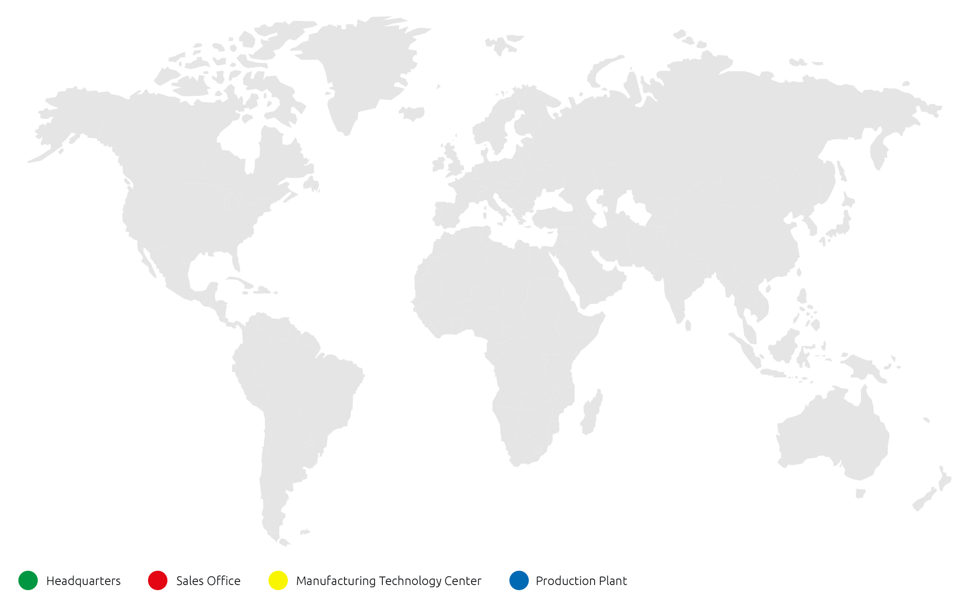 Iriso Electronics - Standorte weltweit